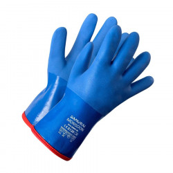 PVC Triple Dipped Glove, Acrylic Boa Liner 014-sm88-08